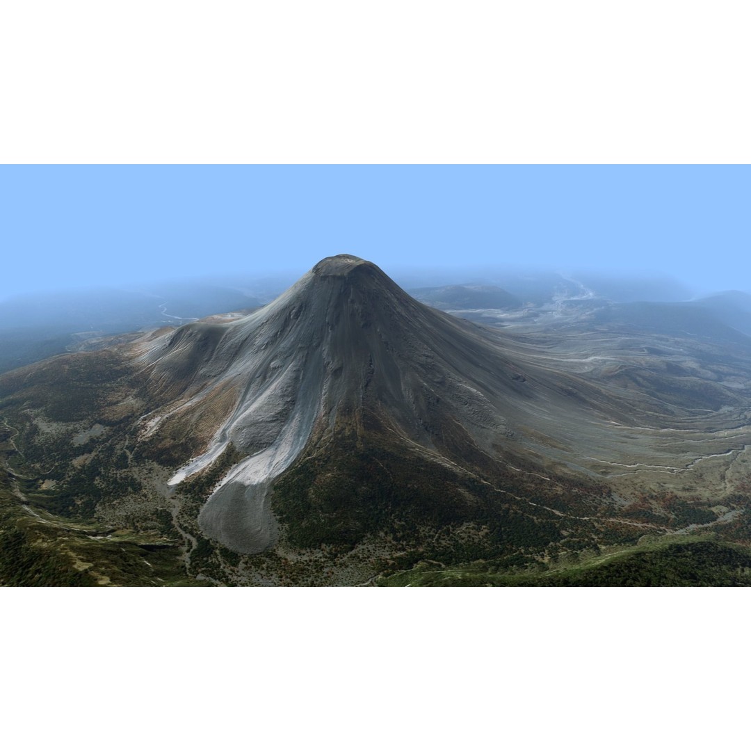 Volcano Mountains Pack 3D Model – High-Resolution Landscapes, FBX, OBJ - View 48