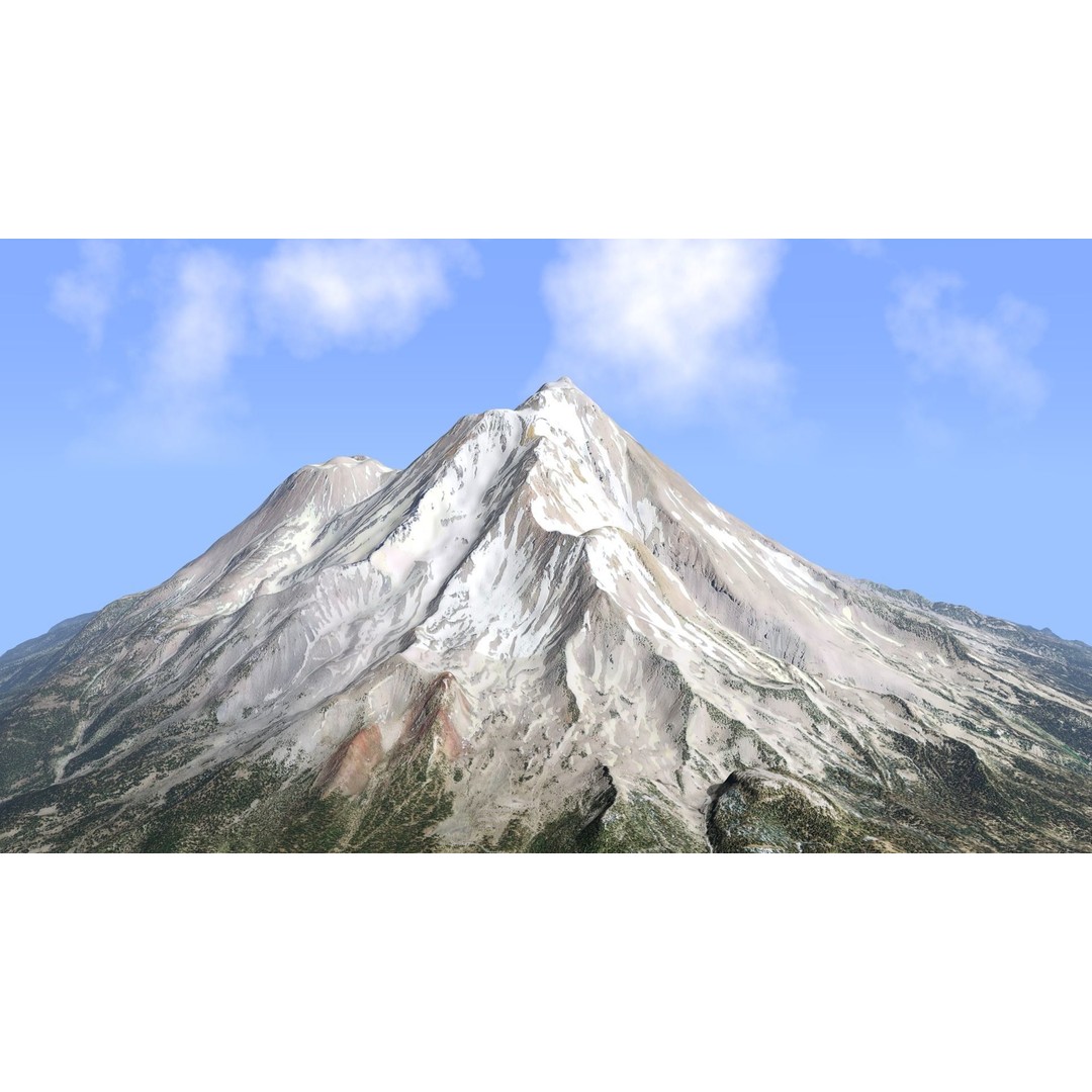 Volcano Mountains Pack 3D Model – High-Resolution Landscapes, FBX, OBJ - View 51