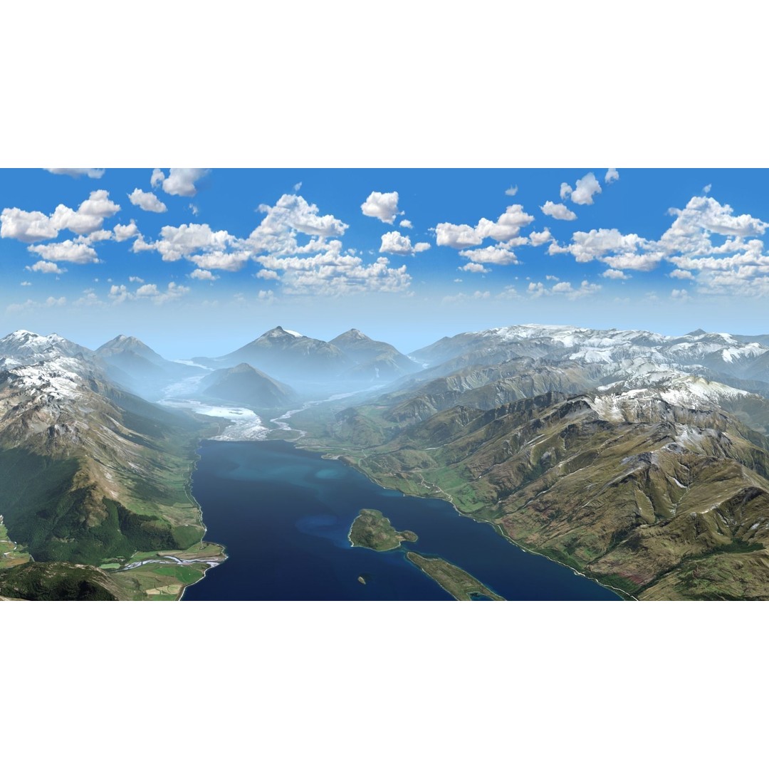 Volcano Mountains Pack 3D Model – High-Resolution Landscapes, FBX, OBJ - View 54