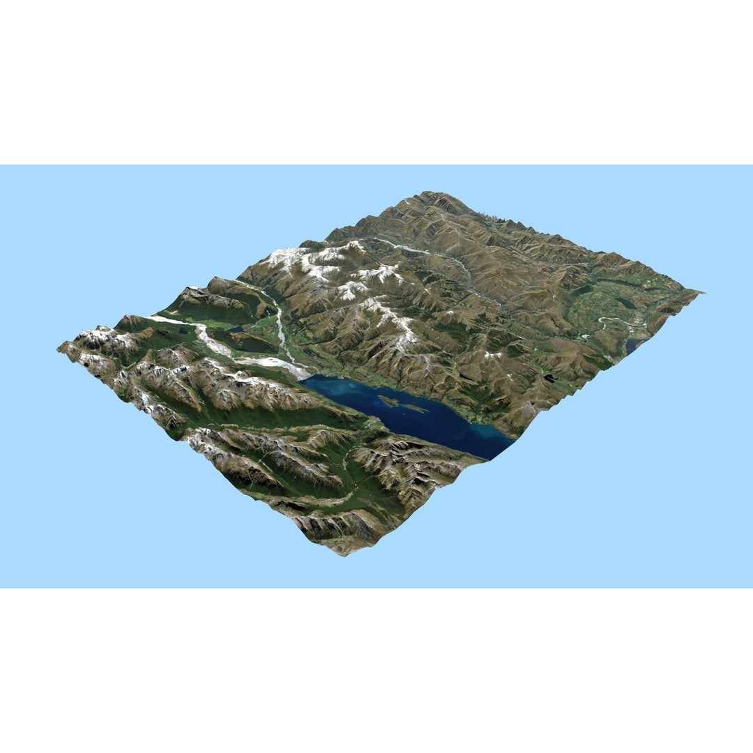 Volcano Mountains Pack 3D Model – High-Resolution Landscapes, FBX, OBJ - View 55