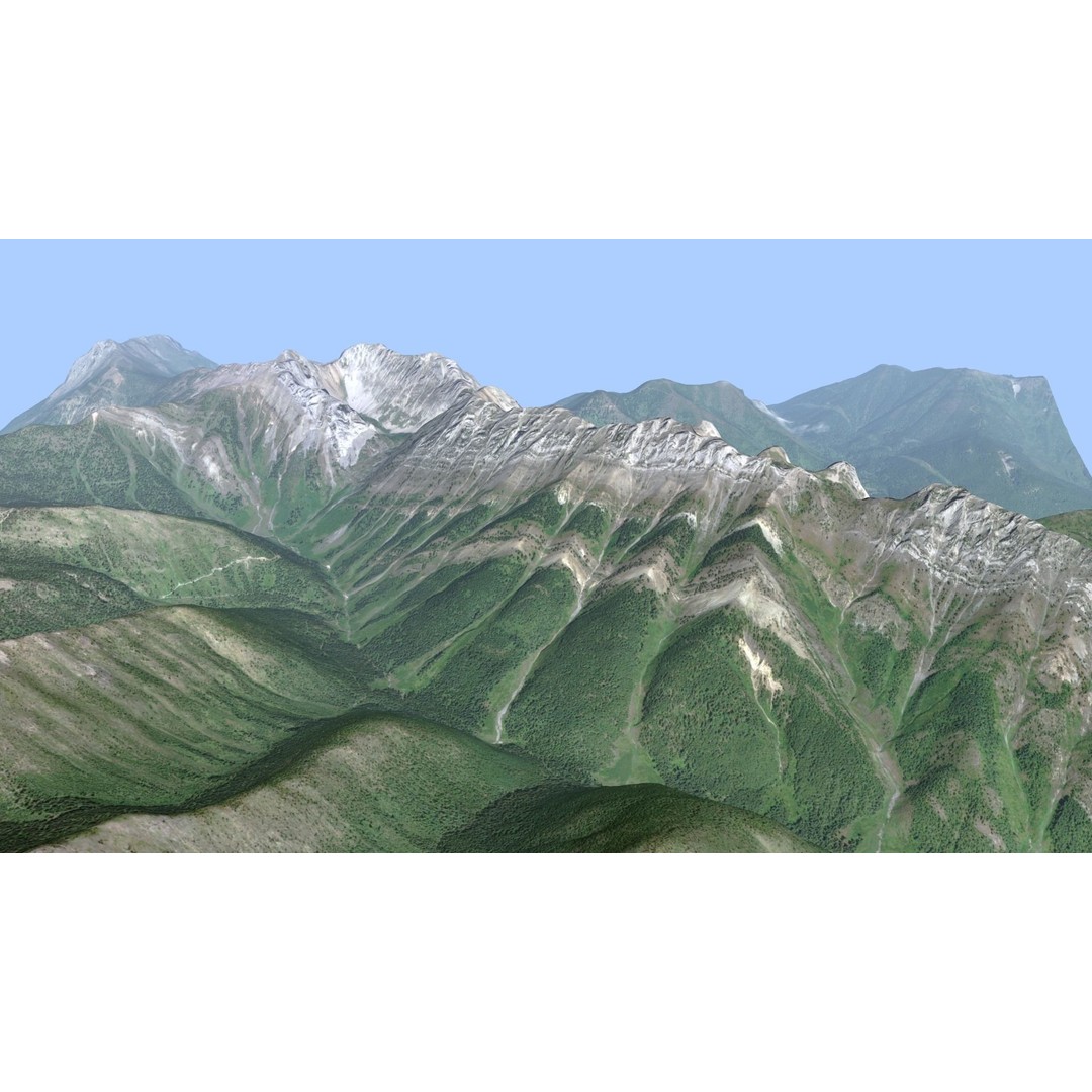 Volcano Mountains Pack 3D Model – High-Resolution Landscapes, FBX, OBJ - View 57