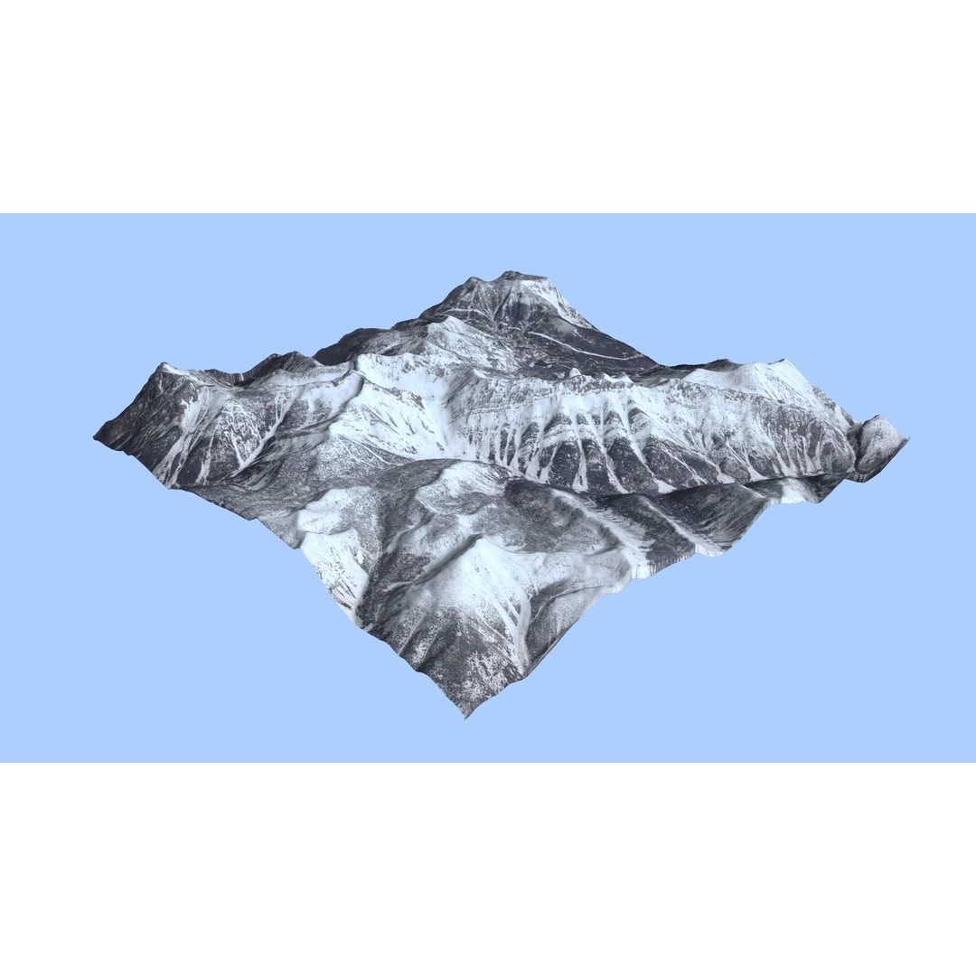 Volcano Mountains Pack 3D Model – High-Resolution Landscapes, FBX, OBJ - View 60
