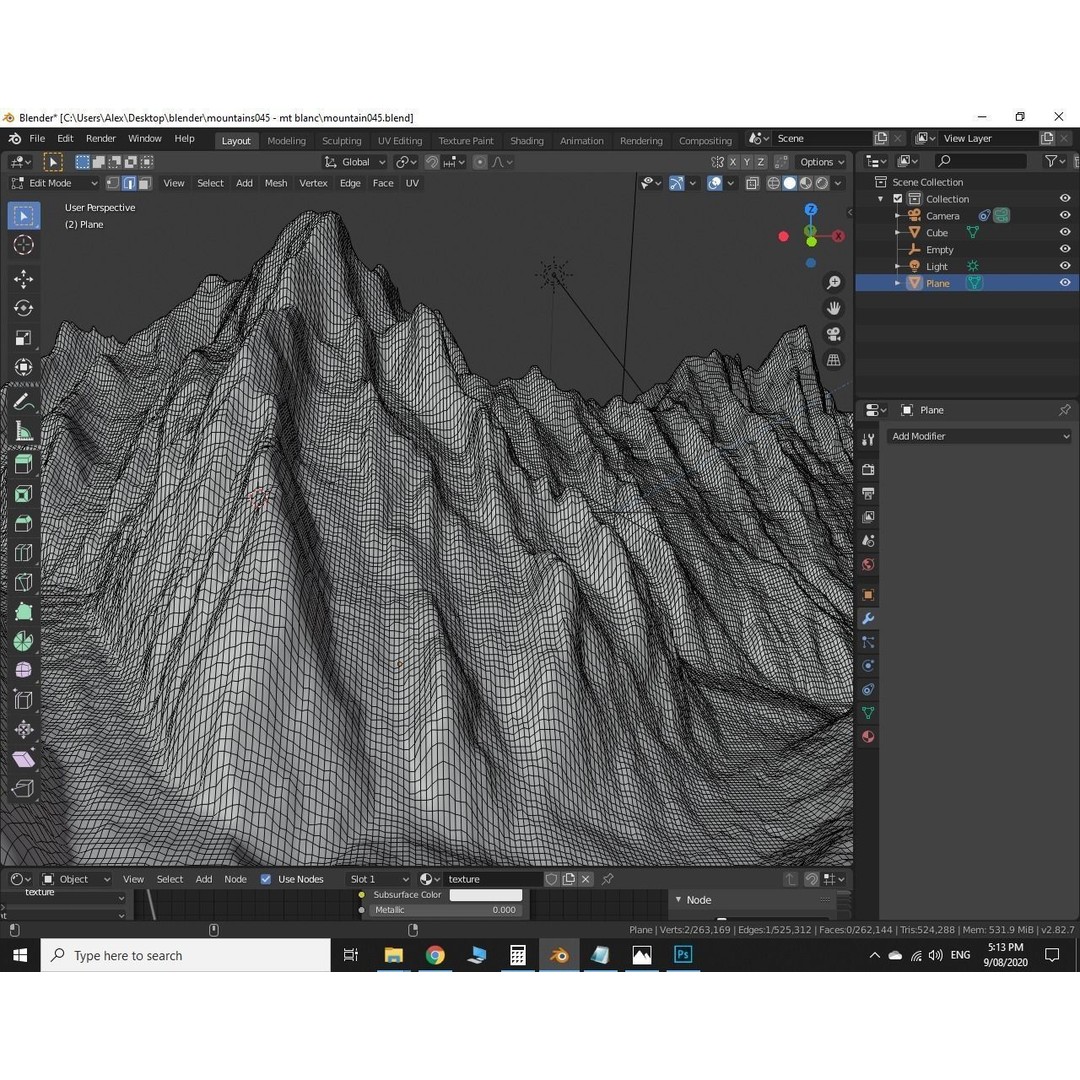Volcano Mountains Pack 3D Model – High-Resolution Landscapes, FBX, OBJ - View 64