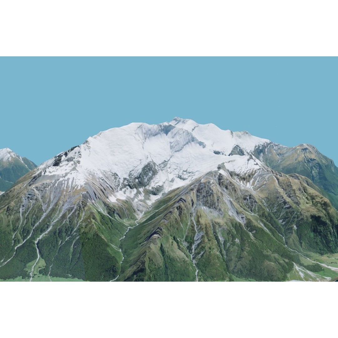 Volcano Mountains Pack 3D Model – High-Resolution Landscapes, FBX, OBJ - View 65