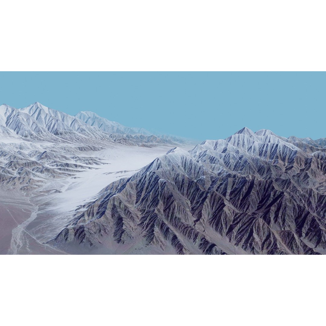 Volcano Mountains Pack 3D Model – High-Resolution Landscapes, FBX, OBJ - View 68