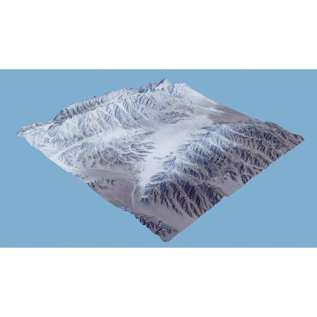 Volcano Mountains Pack 3D Model – High-Resolution Landscapes, FBX, OBJ - View 69
