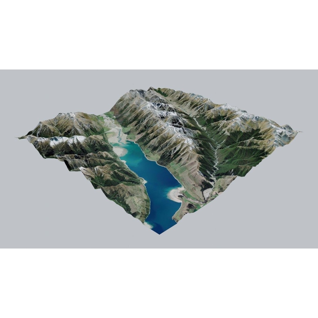 Volcano Mountains Pack 3D Model – High-Resolution Landscapes, FBX, OBJ - View 72