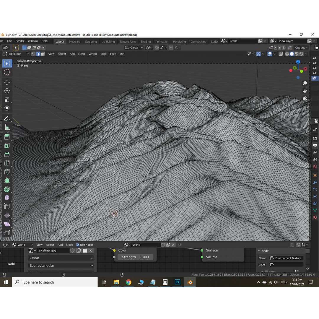 Volcano Mountains Pack 3D Model – High-Resolution Landscapes, FBX, OBJ - View 73