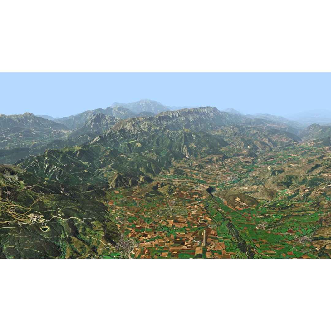 Volcano Mountains Pack 3D Model – High-Resolution Landscapes, FBX, OBJ - View 77