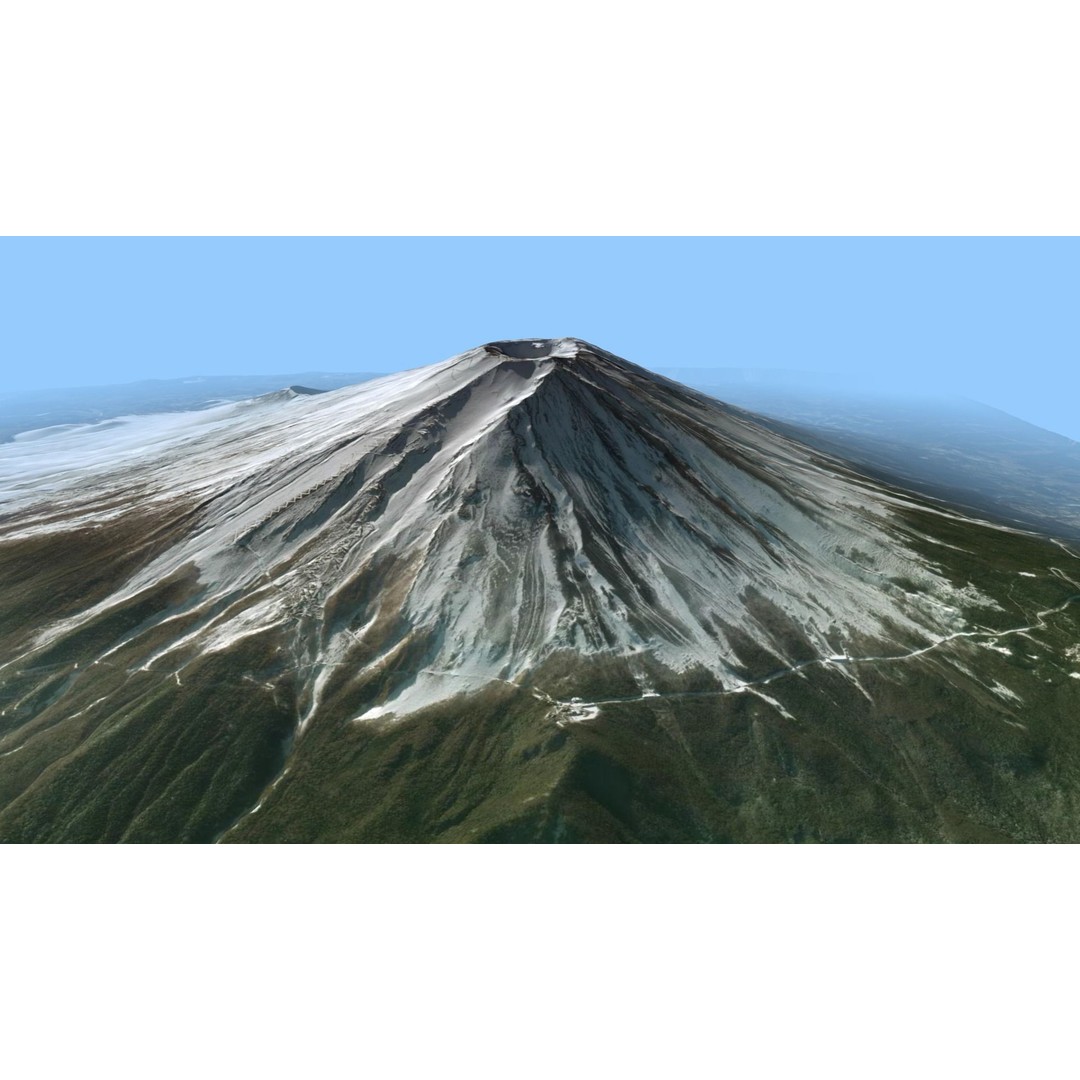 Volcano Mountains Pack 3D Model – High-Resolution Landscapes, FBX, OBJ - View 9