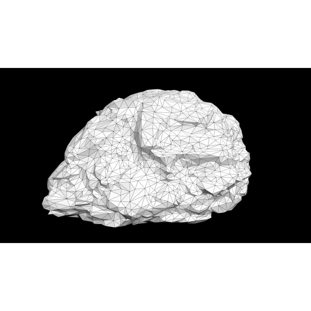 Black Beach Rock Collection 3D Model – Low Poly PBR Textures, FBX & OBJ - View 32