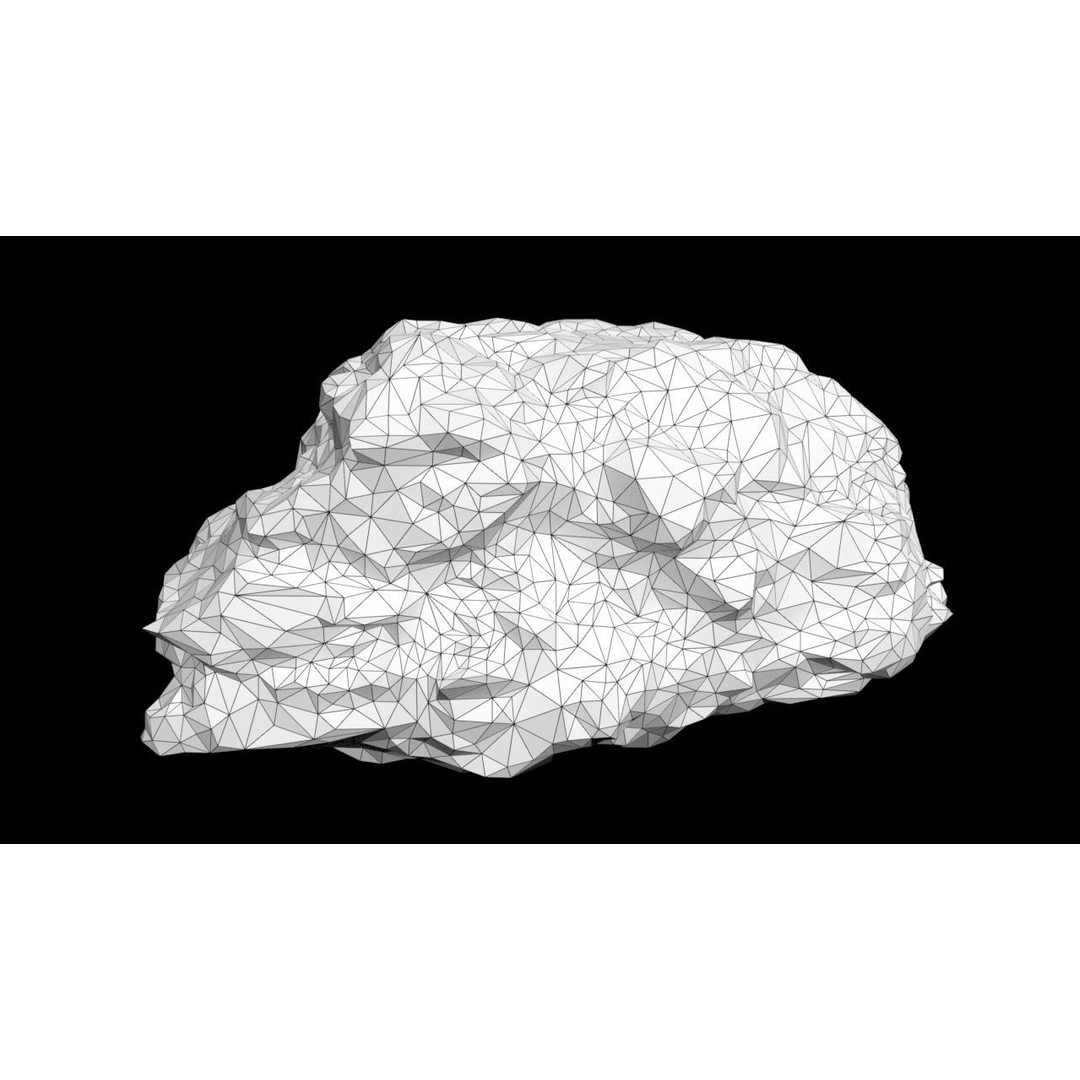Black Beach Rock Collection 3D Model – Low Poly PBR Textures, FBX & OBJ - View 42