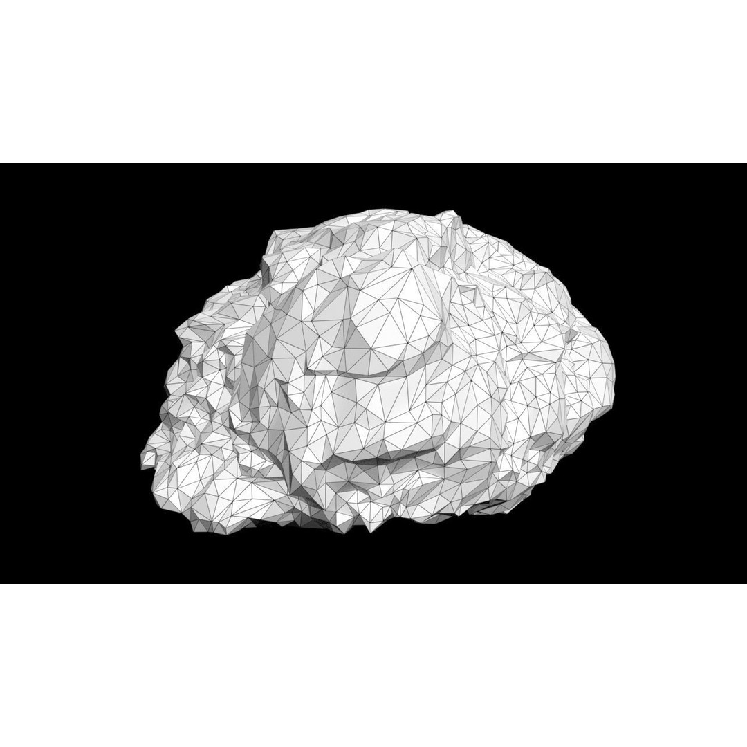 Black Beach Rock Collection 3D Model – Low Poly PBR Textures, FBX & OBJ - View 47