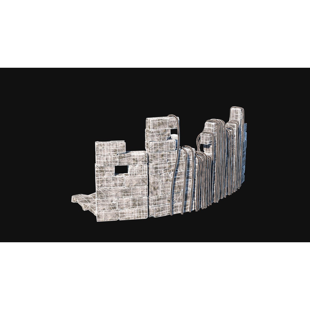 Sacrifice Altar 3D Model – Low Poly Jungle Tribal Construction, FBX, OBJ - View 13