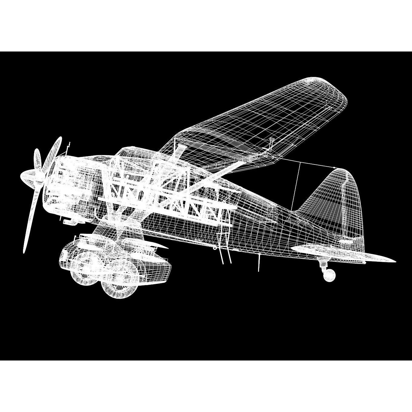 Westland Lysander MkII - Detailed 3D Model