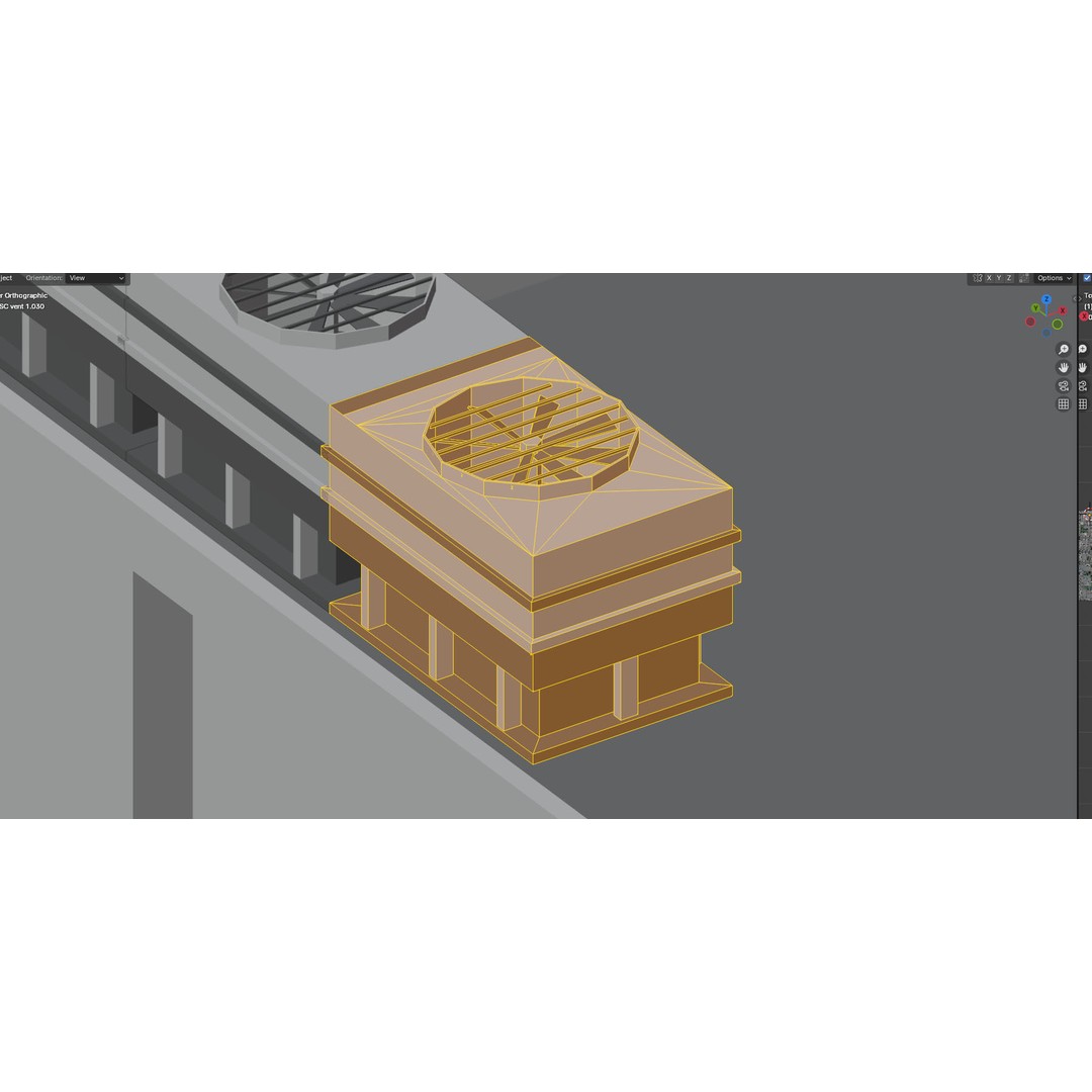 Downtown Skyscraper 3D Model – Low Poly Cityscape Asset, Game Ready - View 28