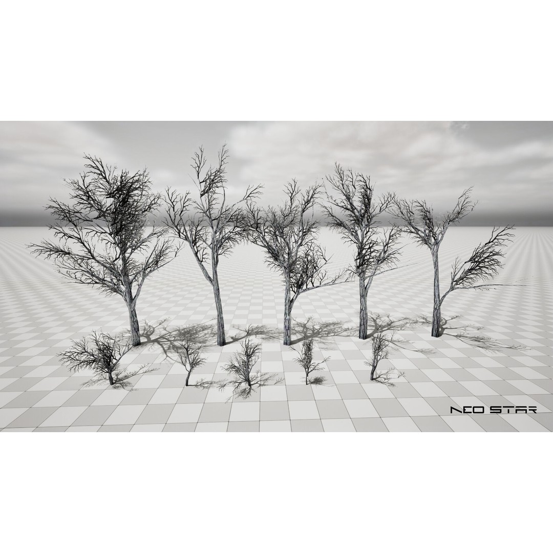 Abandoned Hotel 3D Model – Low Poly Game Asset, FBX, PBR Textures