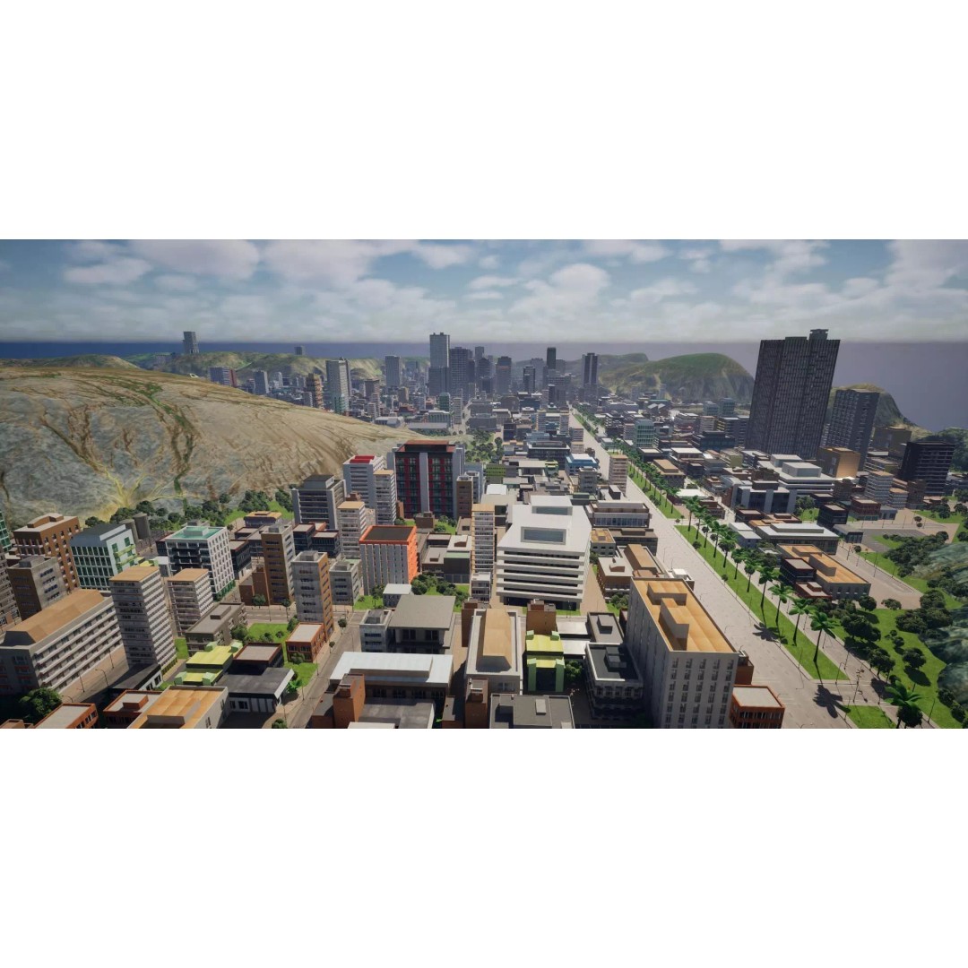 Complete Downtown City 3D Model – Low Poly Game Asset, Unreal Engine - View 10
