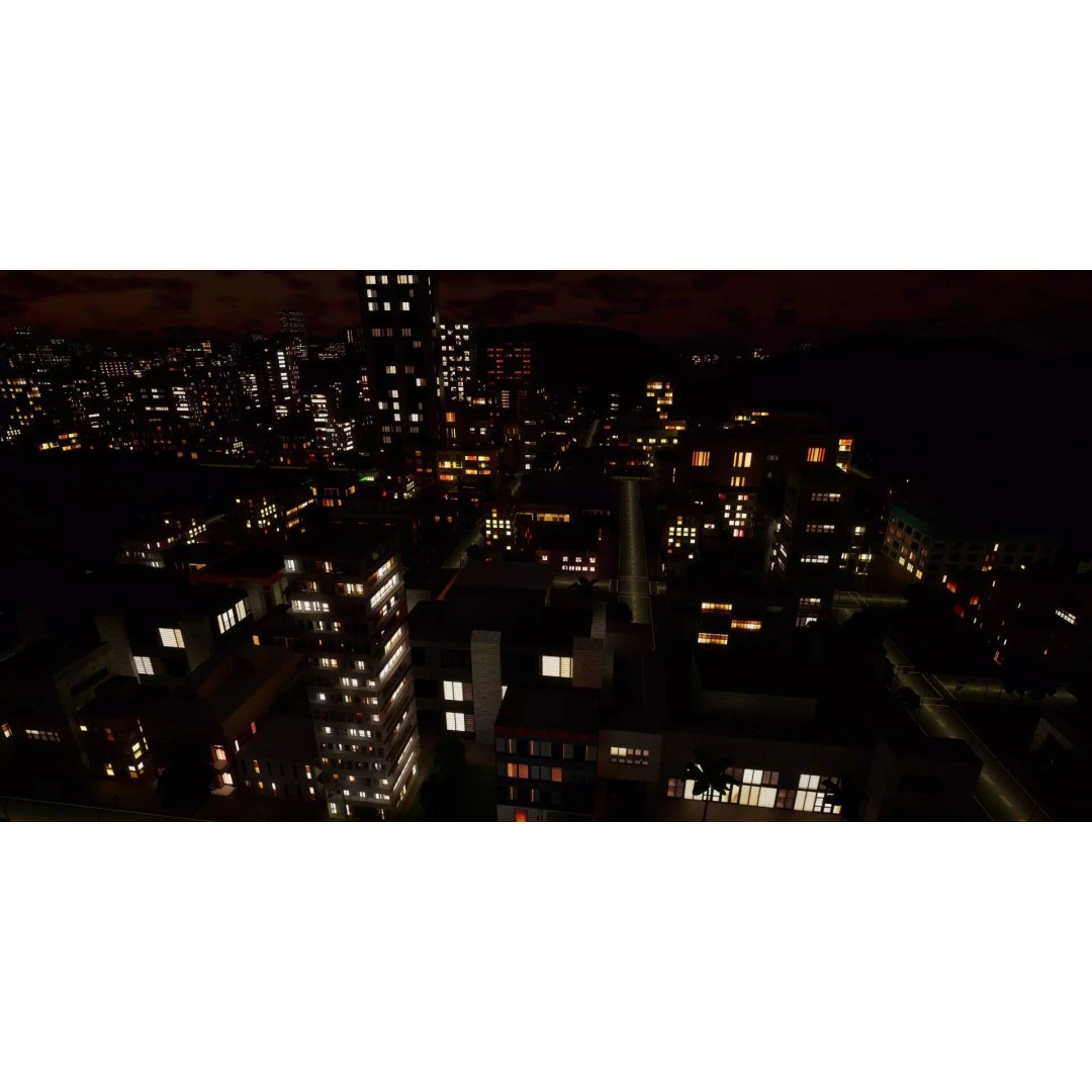 Complete Downtown City 3D Model – Low Poly Game Asset, Unreal Engine - View 18