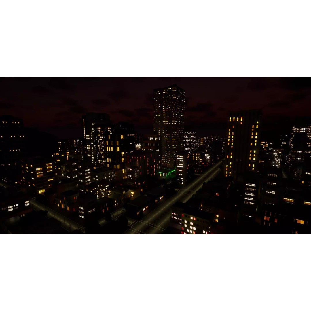 Complete Downtown City 3D Model – Low Poly Game Asset, Unreal Engine - View 19
