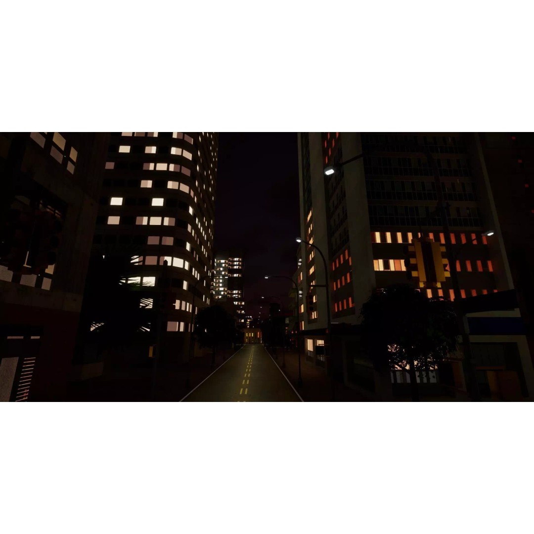 Complete Downtown City 3D Model – Low Poly Game Asset, Unreal Engine - View 22