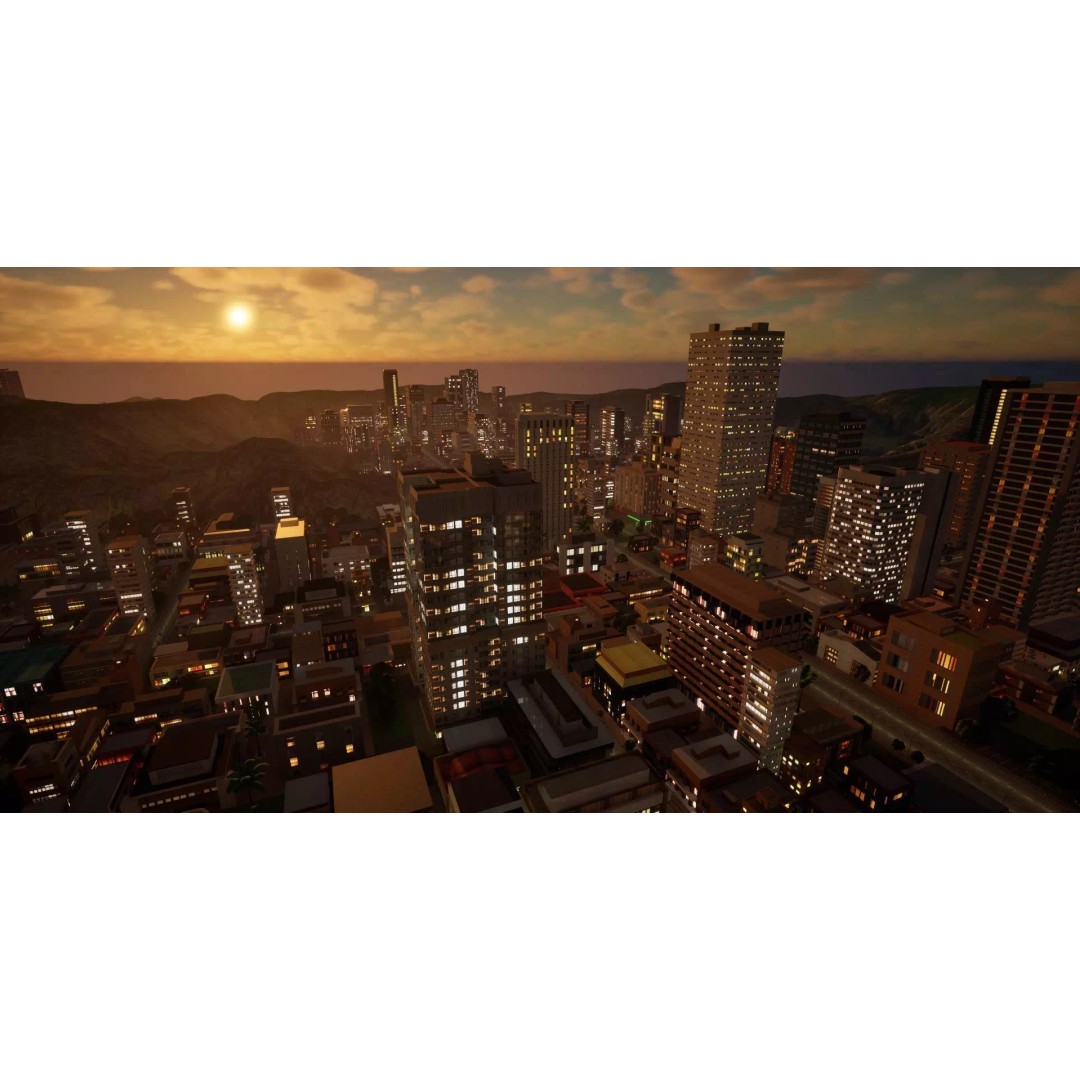 Complete Downtown City 3D Model – Low Poly Game Asset, Unreal Engine - View 25