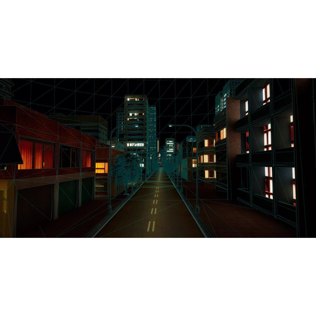 Complete Downtown City 3D Model – Low Poly Game Asset, Unreal Engine - View 35