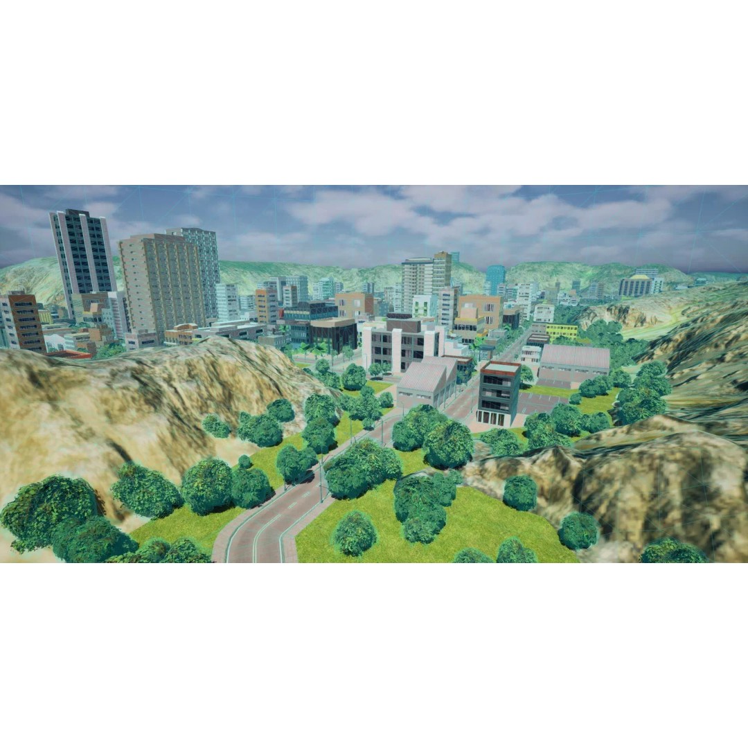 Complete Downtown City 3D Model – Low Poly Game Asset, Unreal Engine - View 42