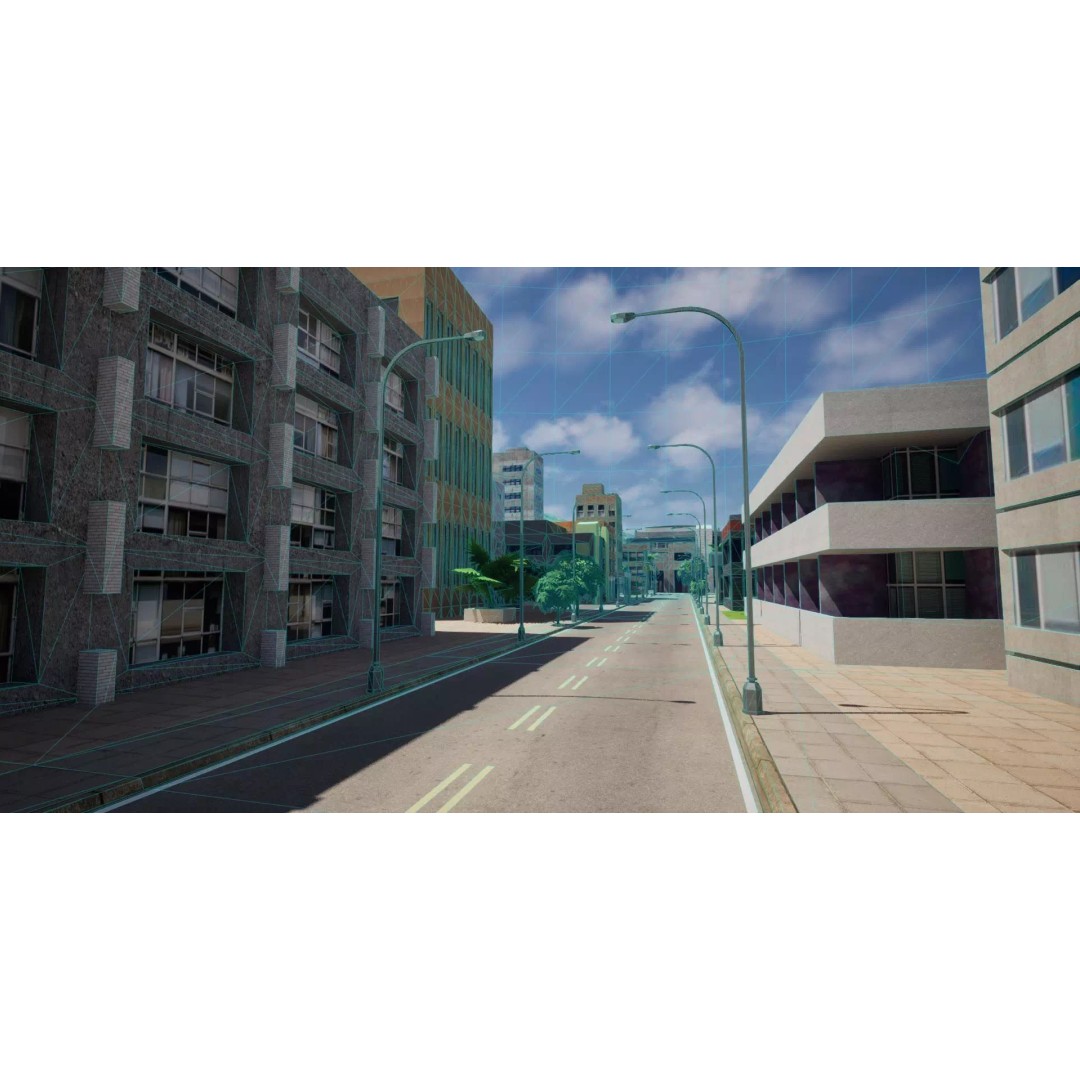 Complete Downtown City 3D Model – Low Poly Game Asset, Unreal Engine - View 50