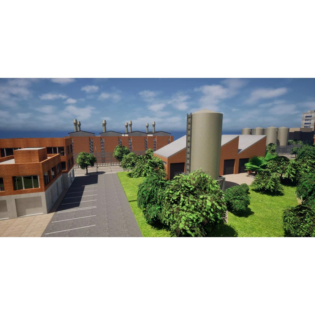 Complete Downtown City 3D Model – Low Poly Game Asset, Unreal Engine - View 54