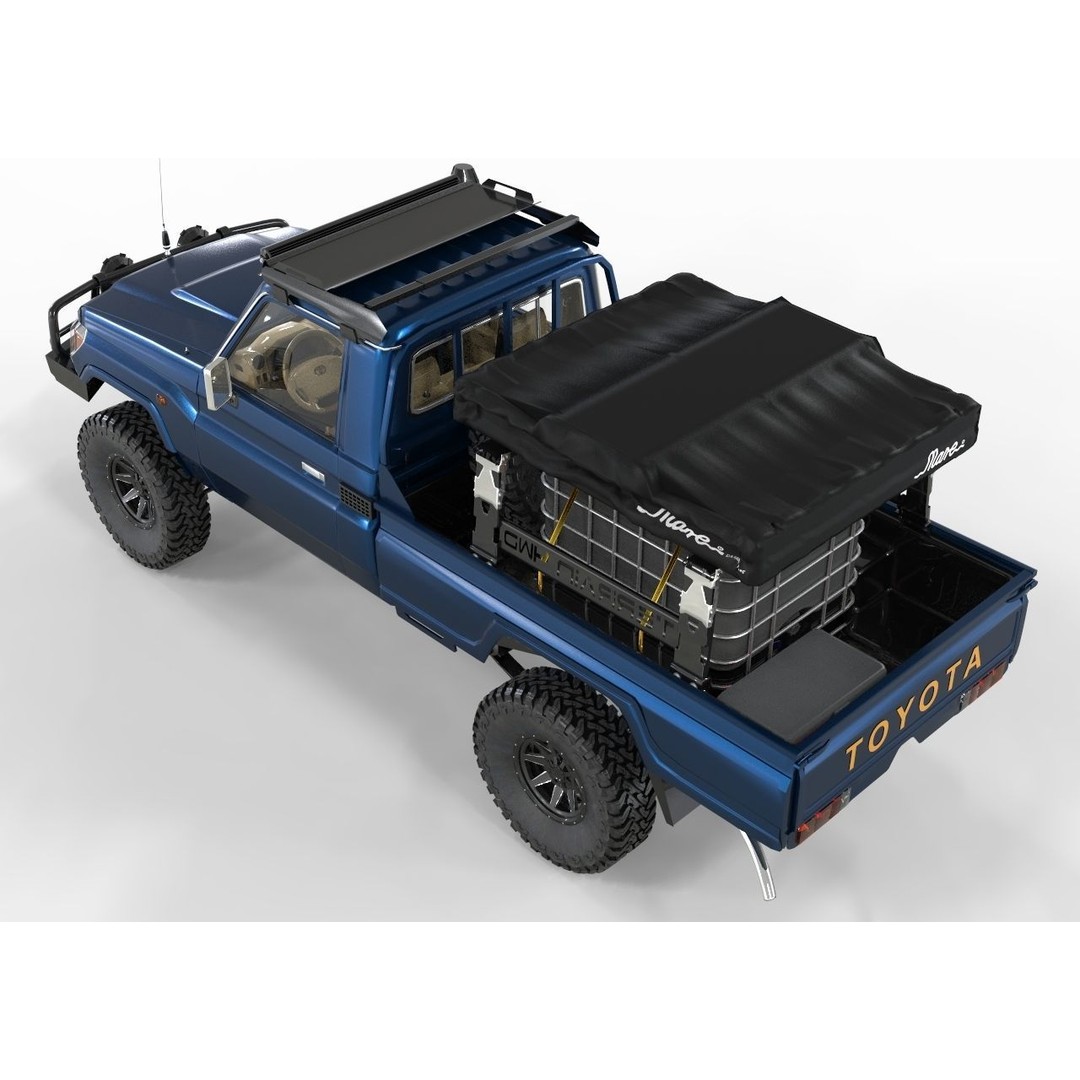 Toyota Land Cruiser Series 79 3D Model – ARB Edition Game-Ready Asset, FBX, OBJ, Blender - View 7