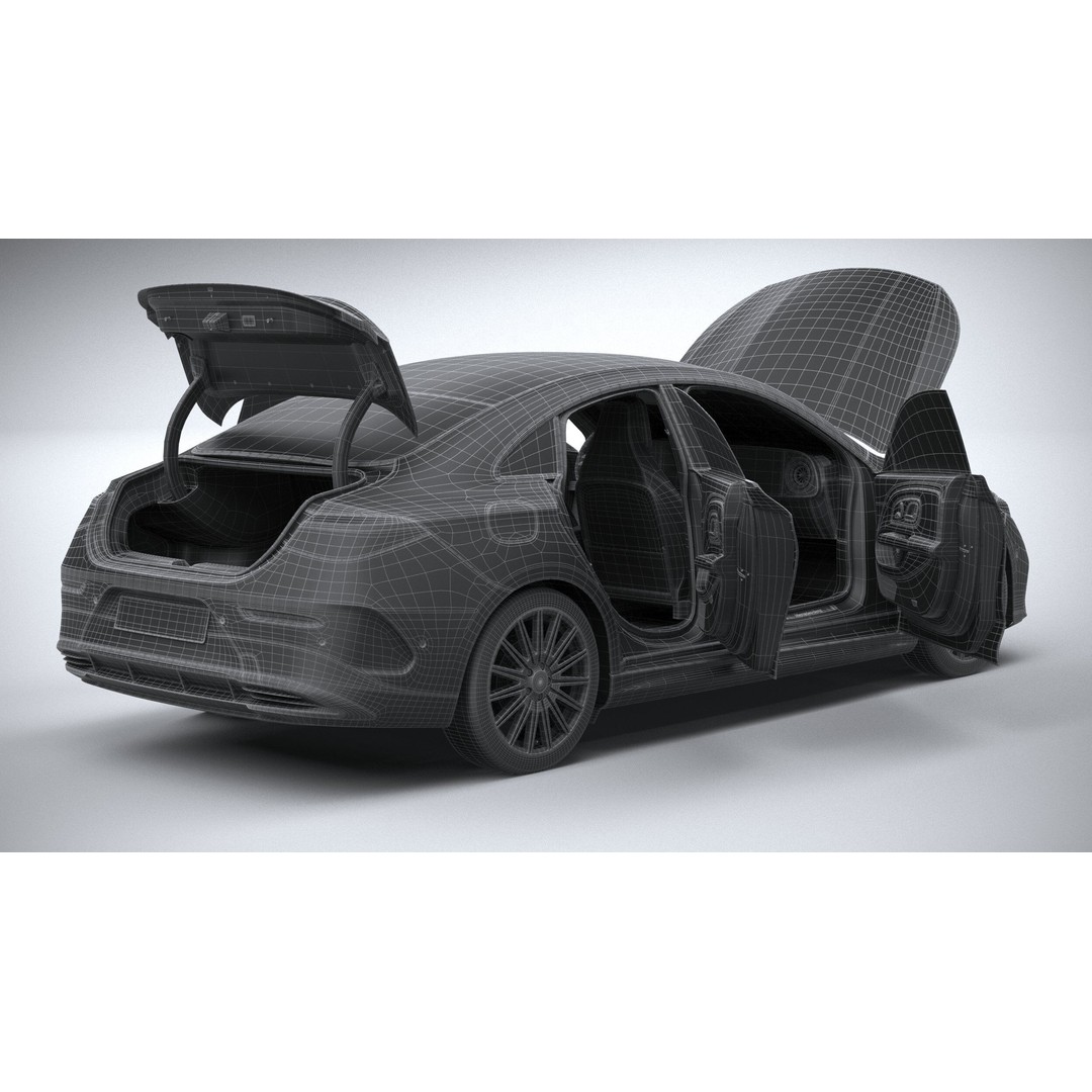 Mercedes-Benz CLA 2026 3D Model – High Poly Luxury Sedan, FBX, OBJ