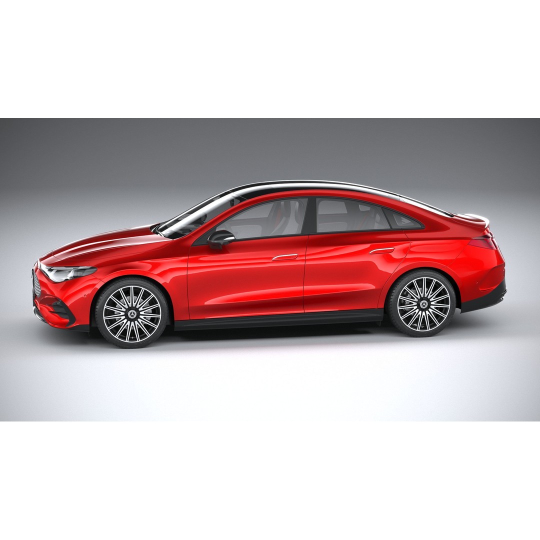 Mercedes-Benz CLA 2026 3D Model – High Poly Luxury Sedan, FBX, OBJ - View 10