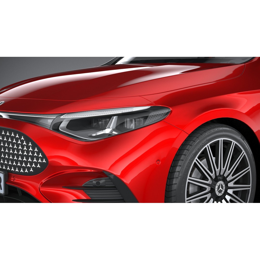 Mercedes-Benz CLA 2026 3D Model – High Poly Luxury Sedan, FBX, OBJ - View 16