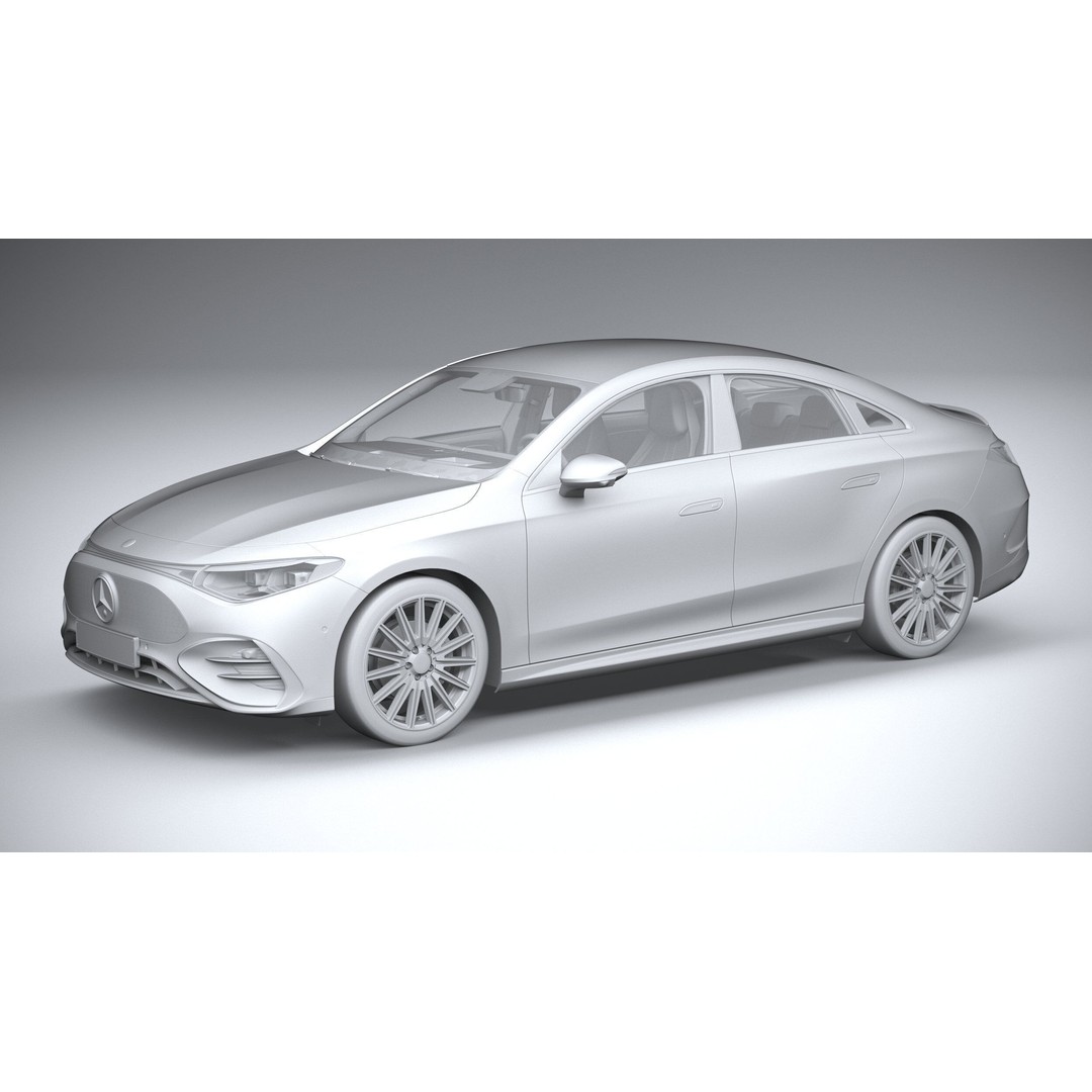 Mercedes-Benz CLA 2026 3D Model – High Poly Luxury Sedan, FBX, OBJ - View 21