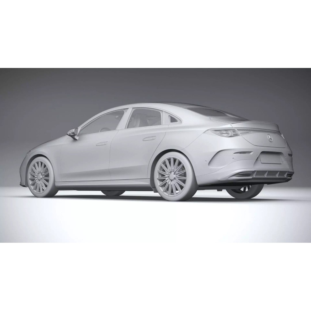 Mercedes-Benz CLA 2026 3D Model – High Poly Luxury Sedan, FBX, OBJ - View 23