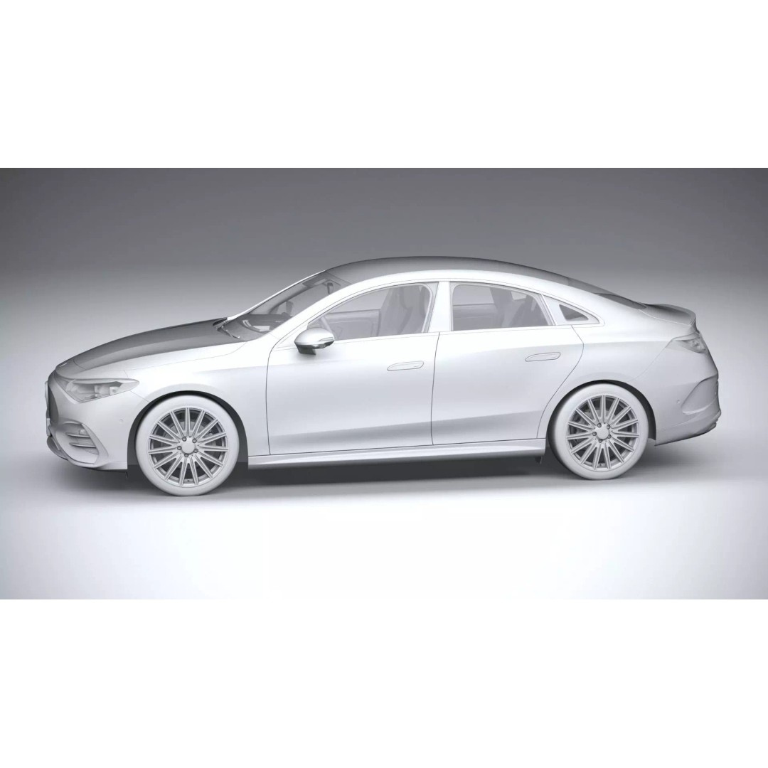 Mercedes-Benz CLA 2026 3D Model – High Poly Luxury Sedan, FBX, OBJ - View 24
