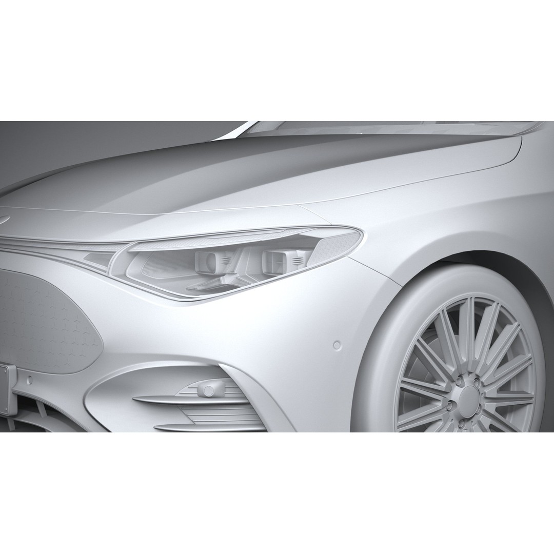 Mercedes-Benz CLA 2026 3D Model – High Poly Luxury Sedan, FBX, OBJ - View 25