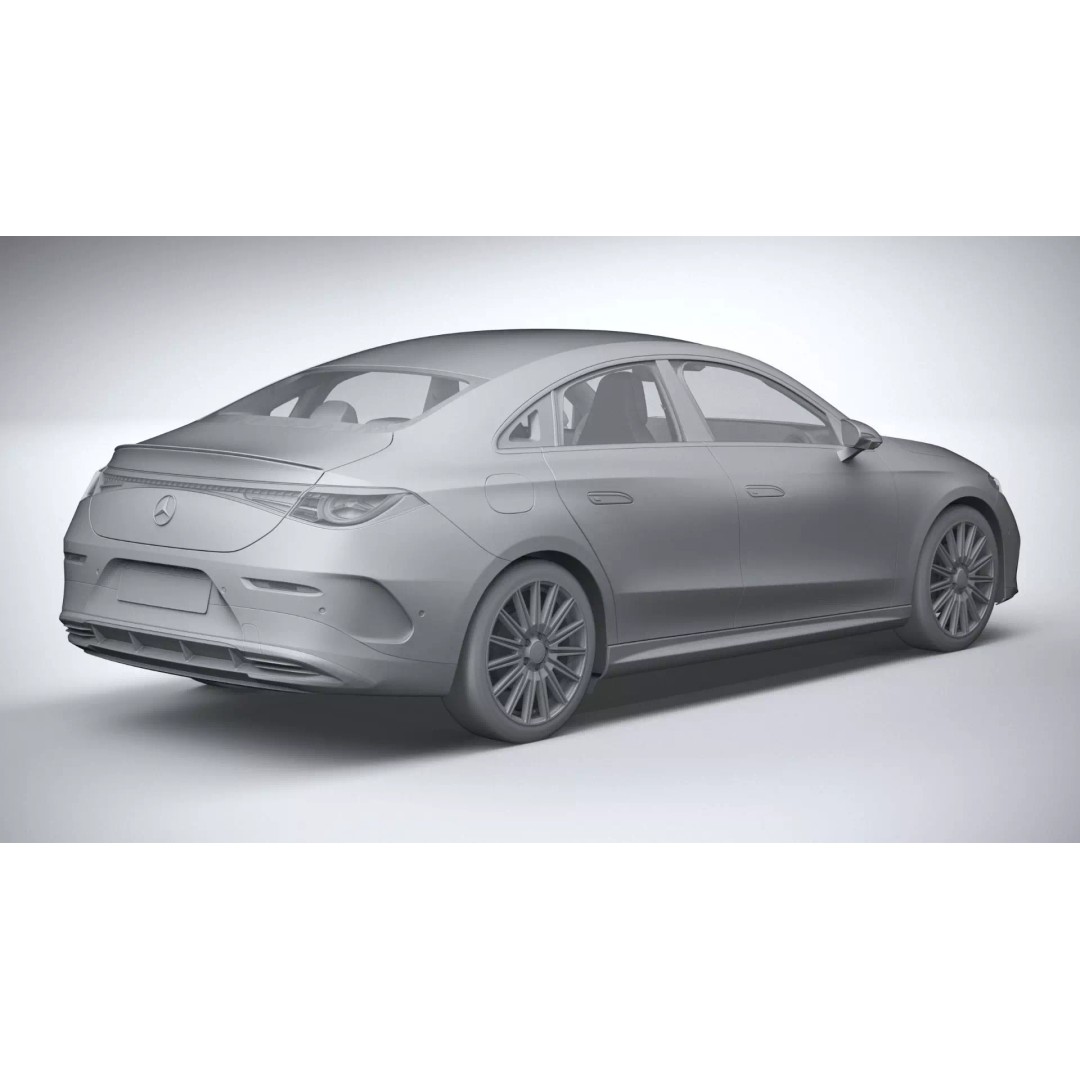 Mercedes-Benz CLA 2026 3D Model – High Poly Luxury Sedan, FBX, OBJ - View 27