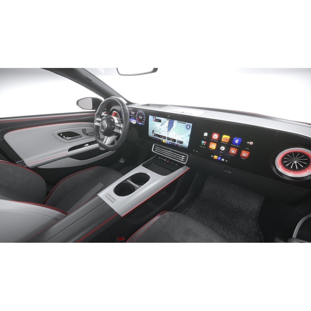 Mercedes-Benz CLA 2026 3D Model – High Poly Luxury Sedan, FBX, OBJ - View 28