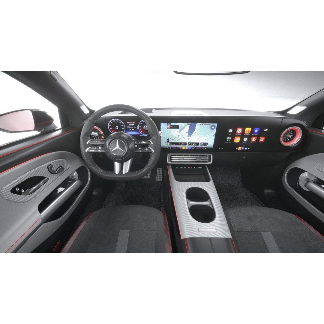 Mercedes-Benz CLA 2026 3D Model – High Poly Luxury Sedan, FBX, OBJ - View 29