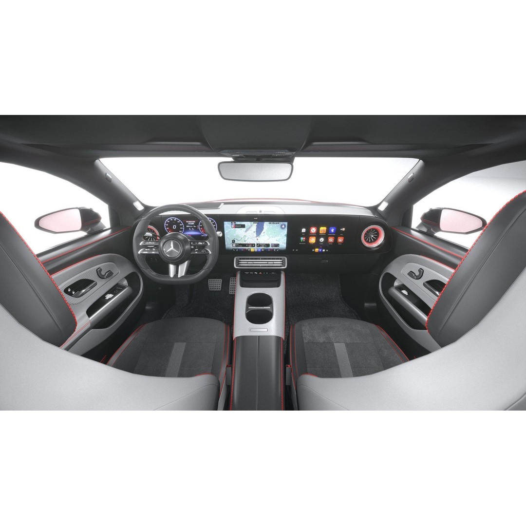 Mercedes-Benz CLA 2026 3D Model – High Poly Luxury Sedan, FBX, OBJ - View 33