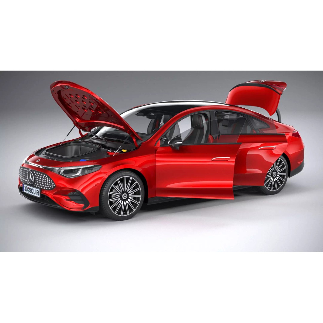 Mercedes-Benz CLA 2026 3D Model – High Poly Luxury Sedan, FBX, OBJ - View 35