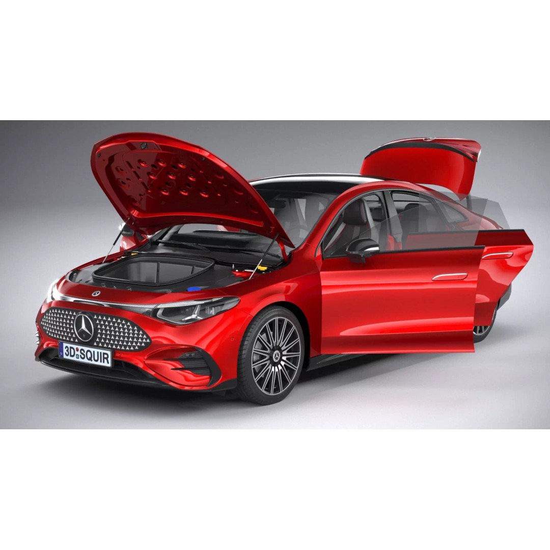 Mercedes-Benz CLA 2026 3D Model – High Poly Luxury Sedan, FBX, OBJ - View 36