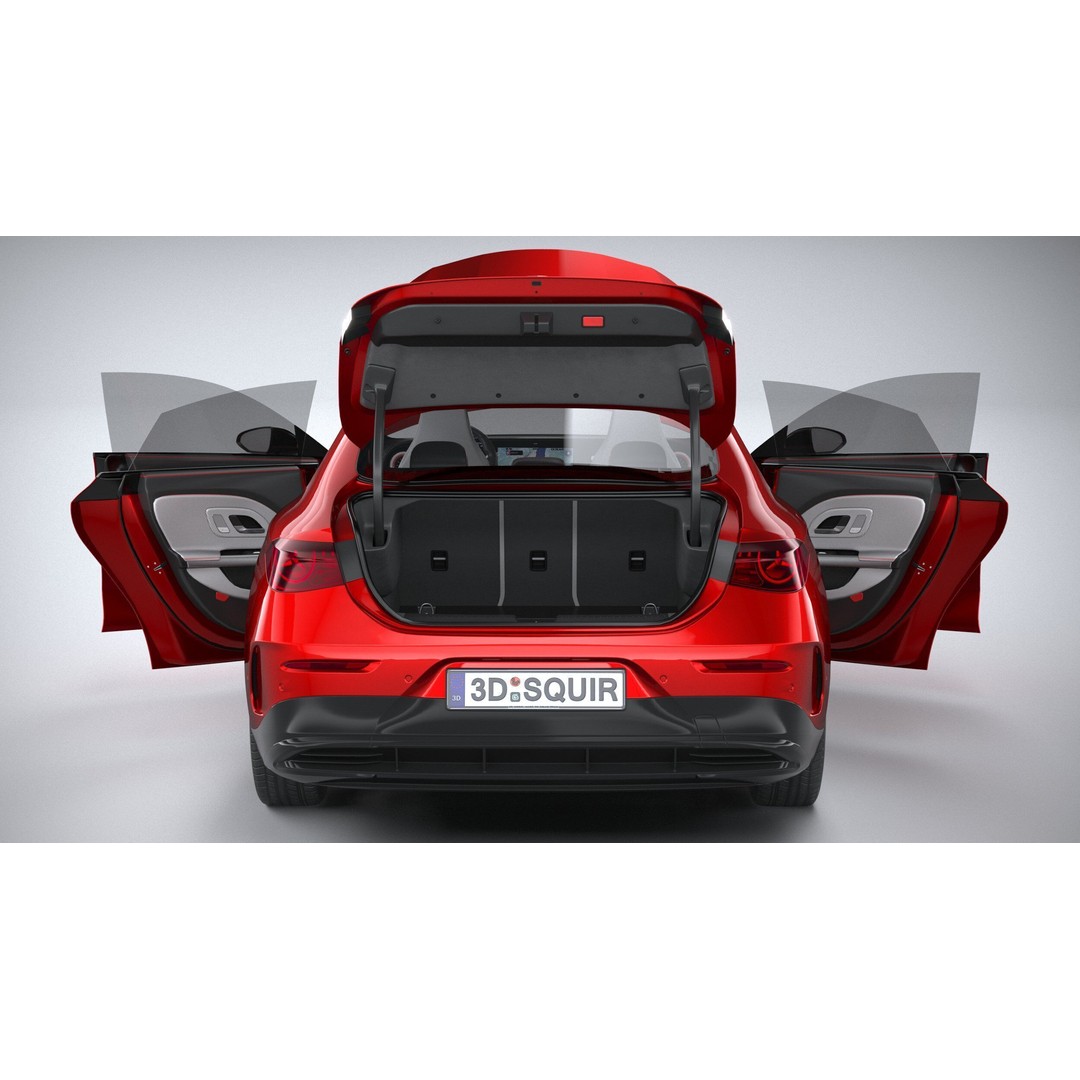 Mercedes-Benz CLA 2026 3D Model – High Poly Luxury Sedan, FBX, OBJ - View 38