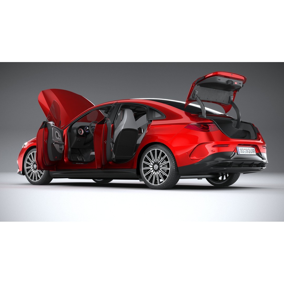 Mercedes-Benz CLA 2026 3D Model – High Poly Luxury Sedan, FBX, OBJ - View 39