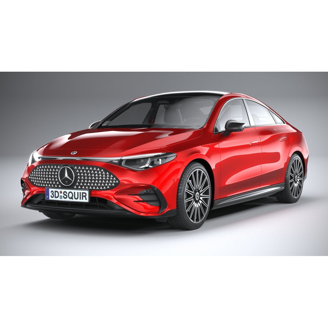 Mercedes-Benz CLA 2026 3D Model – High Poly Luxury Sedan, FBX, OBJ - View 4