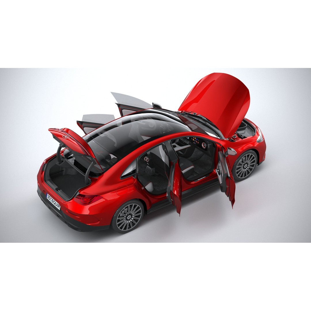 Mercedes-Benz CLA 2026 3D Model – High Poly Luxury Sedan, FBX, OBJ - View 42