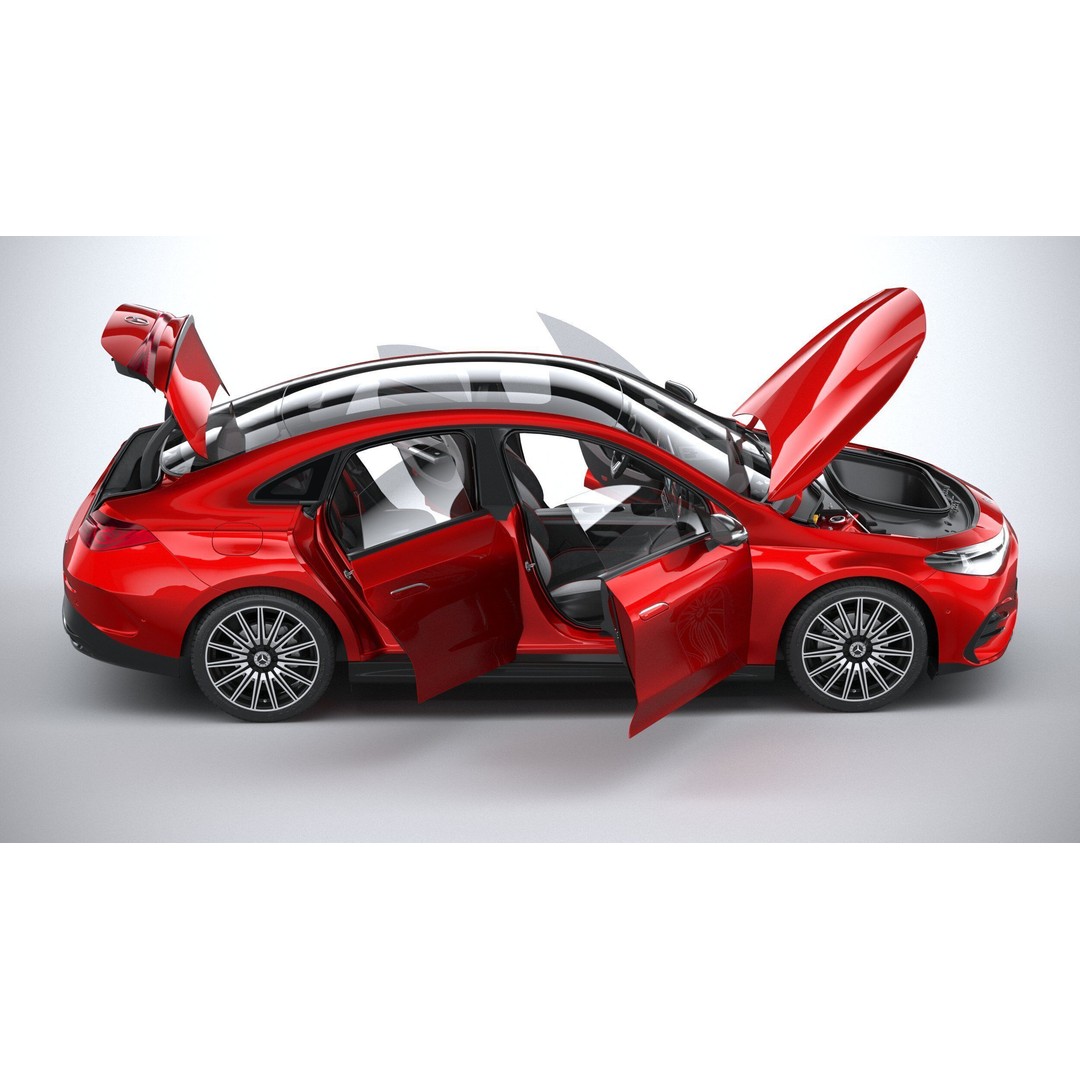 Mercedes-Benz CLA 2026 3D Model – High Poly Luxury Sedan, FBX, OBJ - View 43
