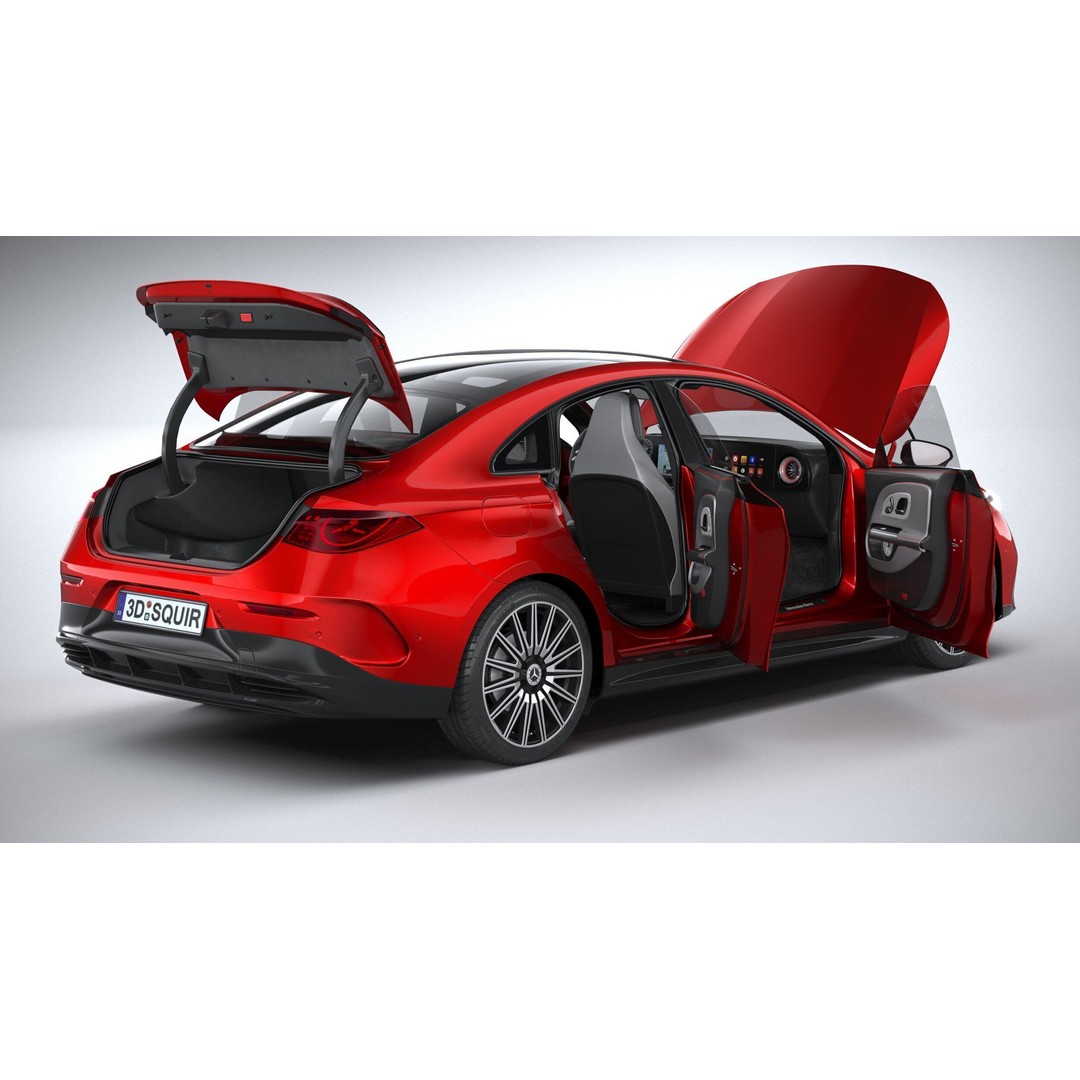 Mercedes-Benz CLA 2026 3D Model – High Poly Luxury Sedan, FBX, OBJ - View 49